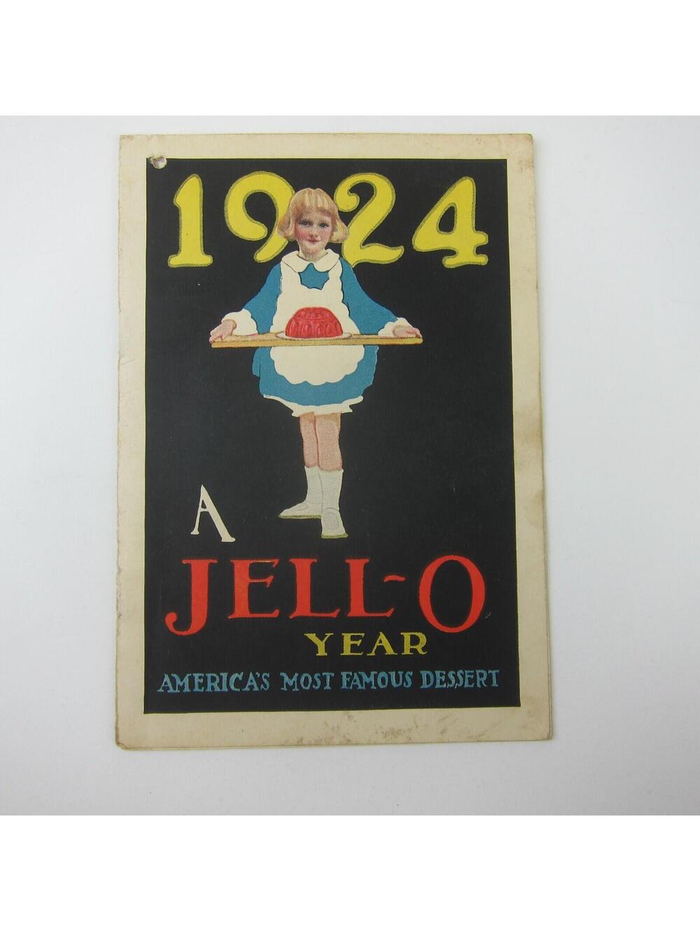 Jell-O Recipe Booklet Genesee Pure Food Company Antique 1924